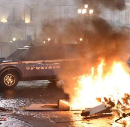 Погромы в Италии: задержали 200 человек