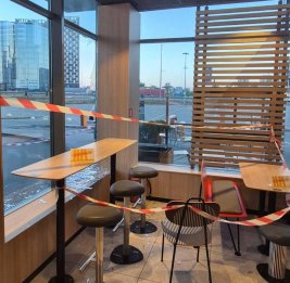 Российский удар пришелся по ресторану McDonald&rsquo;s в Киеве