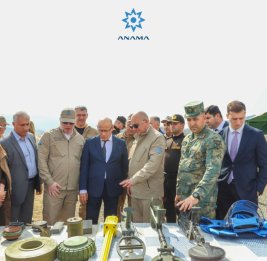 Председатель правления: От мин и других взрывоопасных предметов очищено 308 тысяч 945 гектаров территории