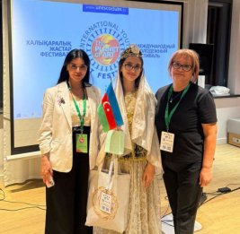 
Бакинская школьница добилась успеха на международном конкурсе