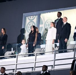 Президент Ильхам Алиев наблюдал церемонию открытия чемпионата мира и фестиваля FIFA U-15