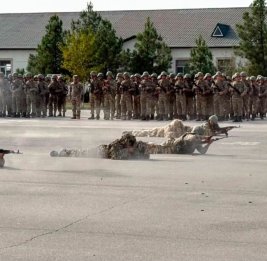 
Завершились учебные сборы с военнообязанными