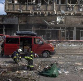 Реактивный дрон атаковал торговый центр &laquo;Метро&raquo; в Виннице