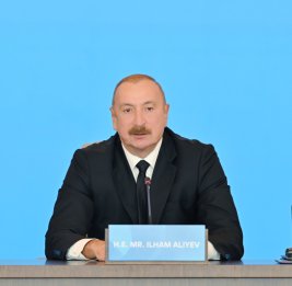 Президент Ильхам Алиев выступает на открытии VII Всемирного форума по межкультурному диалогу