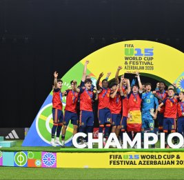 В Баку состоялась церемония награждения победителей чемпионата мира FIFA U-15