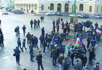 В Одессе проведена акция, посвященная Ходжалинскому геноциду
