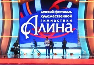 Азербайджанские гимнастки — на фестивале «Алина-2012»