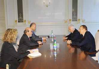 Президент Ильхам Алиев принял делегацию во главе с генеральным директором Продовольственной и сельскохозяйственной организации ООН Жозе Грациано да Силвой