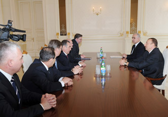Президент Ильхам Алиев принял делегацию во главе с губернатором Курганской области Российской Федерации