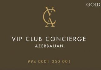 VIP Club Concierge-Azerbaijan запустил специальную услугу для гостей Баку
