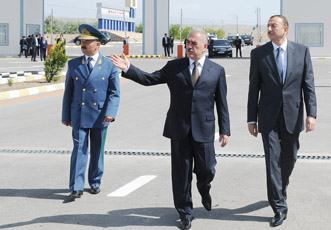 Президент Азербайджана Ильхам Алиев принял участие в открытии Нахчыванского городского таможенного управления
