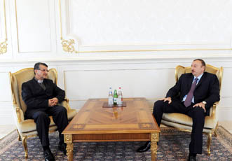 Президент Ильхам Алиев принял посла Ирана в Азербайджане в связи с завершением его дипломатической деятельности