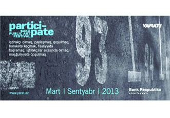 В Баку будет реализован проект PARTICIPATE Baku Public Art Festival 2013