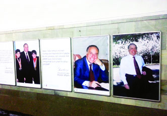 В Баку прошла акция «Общенациональный лидер в портретах»