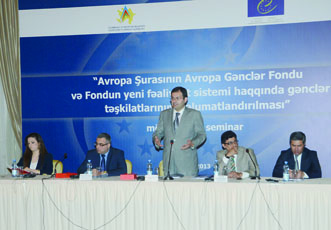 Молодежные организации Азербайджана проинформированы о новой системедеятельности Европейского молодежного фонда