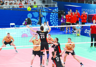 На первых Европейских играх завершился групповой этап соревнований по волейболу среди мужчин