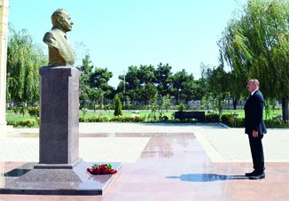 Знакомство с условиями, созданными в парке имени Гейдара Алиева в поселке Ялама