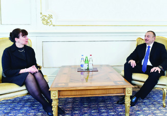 Президент Ильхам Алиев принял верительные грамоты новоназначенного посла Эстонии в Азербайджане