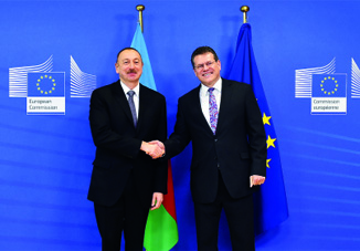 Президент Азербайджана Ильхам Алиев встретился с вице-президентом Европейской комиссии по вопросам Энергетического союза