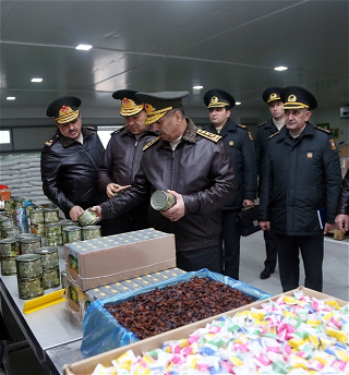 Состоялось открытие новыхпродовольственных складов Главногоуправления материально-техническогообеспечения