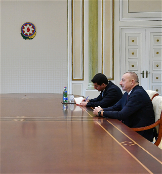 Президент Ильхам Алиев принял делегацию Государственной Думы России