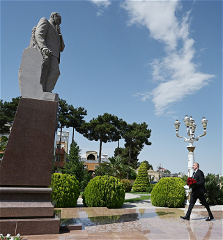 Поездка Президента Ильхама Алиева в Агджабединский район