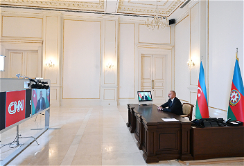 Интервью Президента Ильхама Алиева транслировалось в передаче The Connect World телеканала CNN International