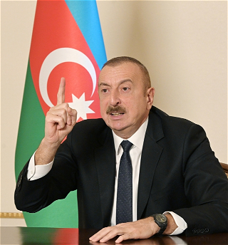 Президент АзербайджанаИльхам Алиев обратился к народу