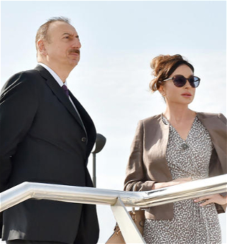 Президент Ильхам Алиеви первая леди Мехрибан Алиева посетили Джебраильскийи Зангиланский районы