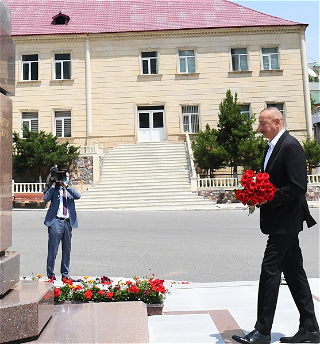 Поездка Президента Ильхама Алиевав Дашкесан, Нафталан, Геранбой и Гянджу