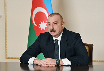 Президент Ильхам Алиев поздравил главу Северной Македонии