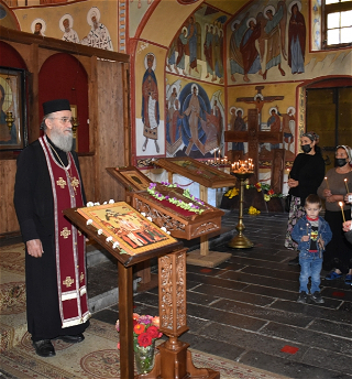 В церкви Святого Георгия в Гахском районе прочитаны молитвы за упокой души шехидов Отечественной войны