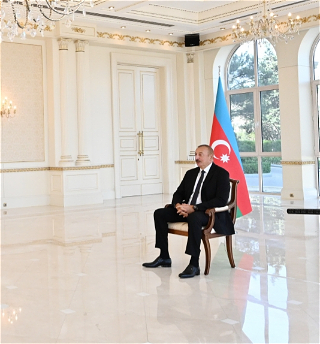 Президент Ильхам Алиев дал интервьюАнатолийскому агентству Турции