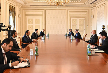 Президент Ильхам Алиев принялделегацию во главе с заместителемпремьер-министра Государства Катар