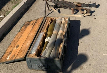 Сотрудниками отдела полиции Зангиланского района обнаружены боеприпасы, брошенные противником во время Отечественной войны
