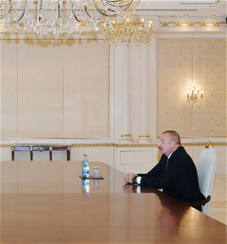 Президент Ильхам Алиев принялбывшего Президента ХорватииКолинду Грабар-Китарович