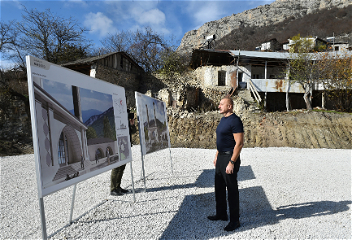 В Шуше заложен фундамент мечети Дашалты