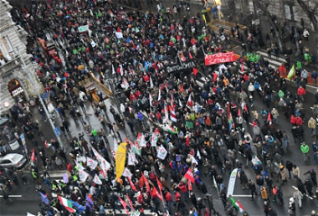 Европейские города охватила волна протестов