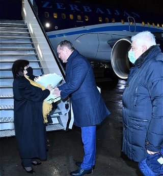 Парламентская делегация под руководством председателя Милли Меджлиса Сахибы Гафаровой прибыла с визитом в Санкт-Петербург