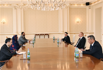 Президент Ильхам Алиев принялминистра оборонного производства Пакистана
