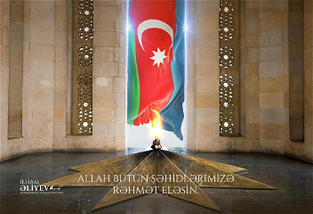 Президент Азербайджанаподелился публикацией в Facebook в связис 32-й годовщинойтрагедии 20 Января
