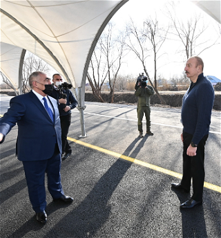 В Агджабеди после реконструкции сданав эксплуатацию автомобильная дорога Авшар- Салманбейли-Ашагы Авшар-Ходжавенд
