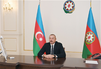 Президент Ильхам Алиев принял в видеоформате министра энергетики Румынии и специального представителя по стратегическим проектам