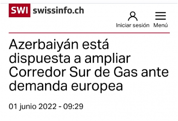 Испаноязычные издания: Азербайджан готов расширить Южный газовый коридор в ответ на потребности Европы