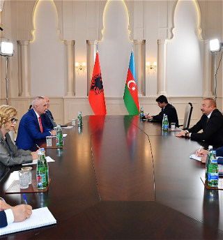 Президент Азербайджана Ильхам Алиеввстретился с Президентом Албании Илиром Метой