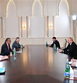 Президент Ильхам Алиев принял генеральногодиректора Всемирной организации здравоохранения