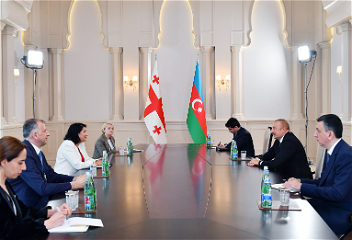 Президент Азербайджана Ильхам Алиев встретился с Президентом Грузии Саломе Зурабишвили