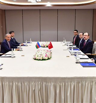Министр экономики Азербайджана встретился с министром торговли Турции Мехметом Мушем