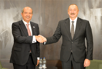 Президент Ильхам Алиев принял в КоньеПрезидента Турецкой РеспубликиСеверного Кипра