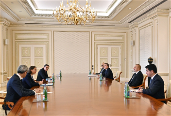 Президент Ильхам Алиев принялсоветника Кабинета Президента Франции